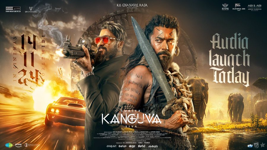 'கங்குவா' திரைப்படத்தின் இசை வெளியீட்டு விழா